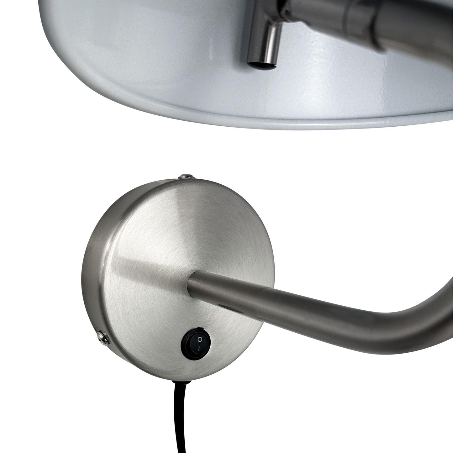 Dyberg Larsen Oulu Wall Lamp Black/ Brushed Steel