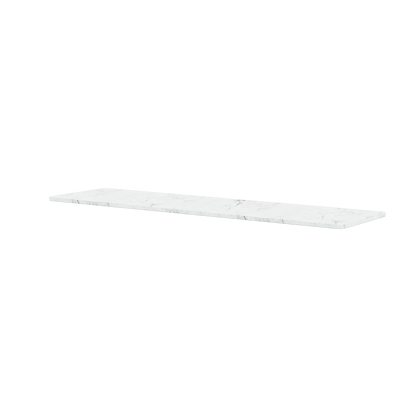 Panton Wire Top Plate 70.1 cm x 18.8 cm by Montana #White marble
