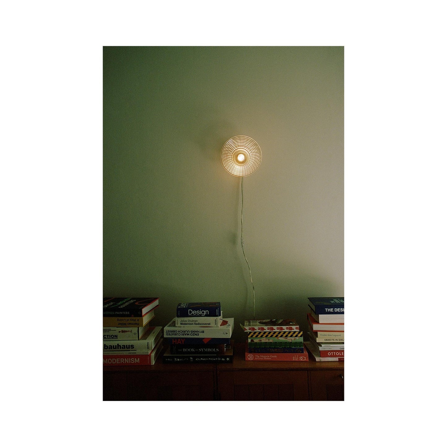FDB Furniture U12 Slaterhage Wall Lamp Ø12 Transparent/Opal/ Black