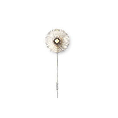 FDB Furniture U12 Slaterhage Wall Lamp Ø12 Transparent/Opal/ Black