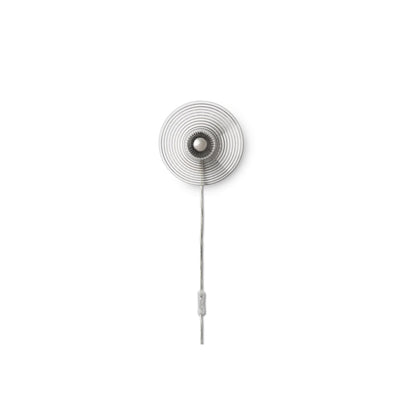 FDB Furniture U12 Slaterhage Wall Lamp Ø12 Transparent/Opal/ Black