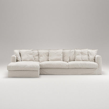 Decotique Le Grand Air 3-Seater Sofa Divan Left Cream White