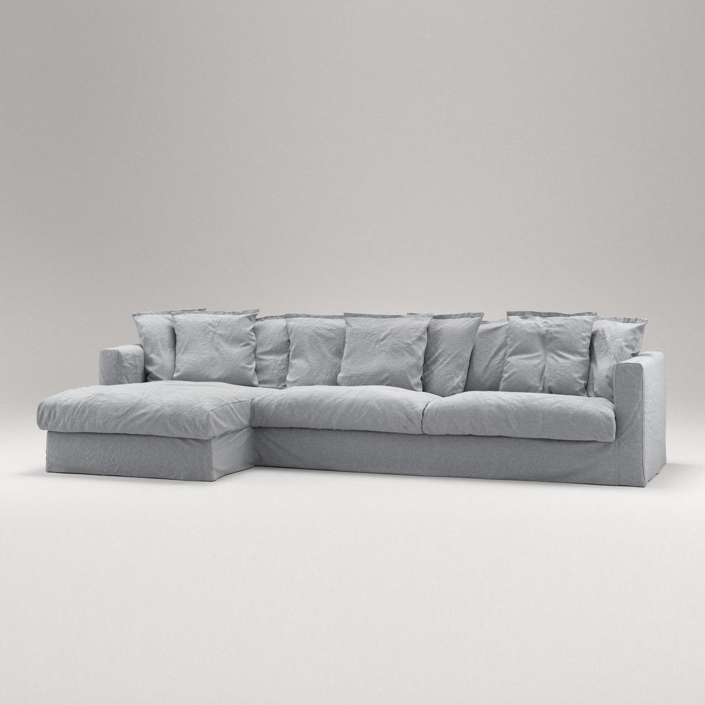 Decotique Le Grand Air 3-Seater Sofa Chaise Left Nordic Sky