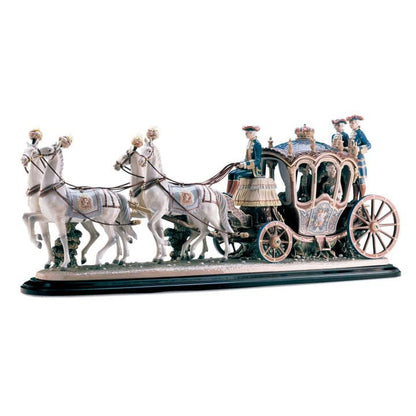 XVIIIth Century Coach Sculpture by Lladró