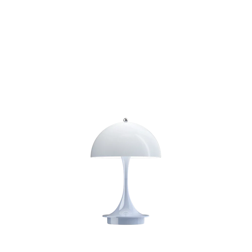 Panthella Portable Lamp by Louis Poulsen #Pale blue opal acryl
