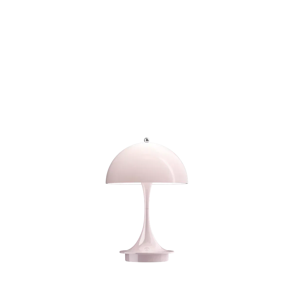 Panthella Portable Lamp by Louis Poulsen #Pale rose opal acryl