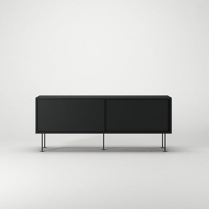 Decotique Vogue TV Bench With Legs 136 Anthracite/ Black