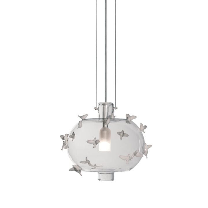 Freeze Frame Birds Ceiling Lamp (CE/UK) by Lladró