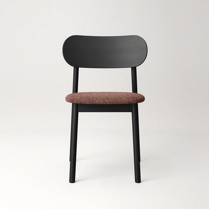 Decotique Elephant Dining Chair Black/Rust Bouclé