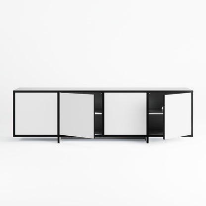 Department Noir TV Bench White/Black