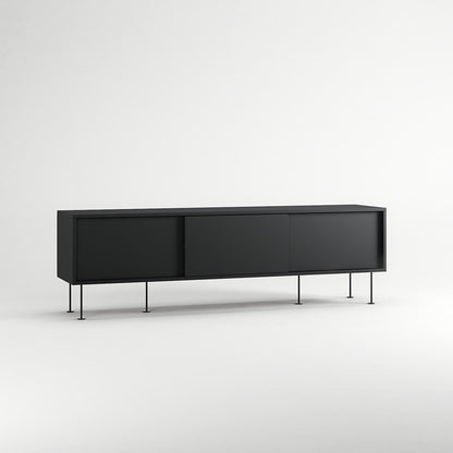 Decotique Vogue TV Bench With Legs 180 Anthracite/ Black
