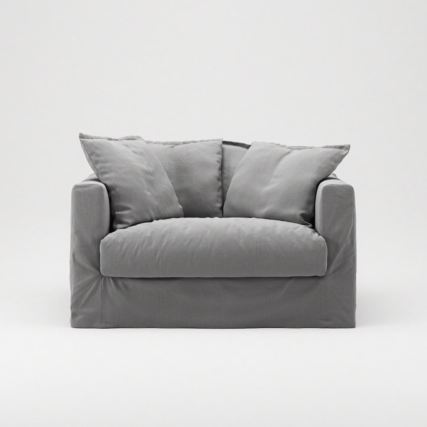 Decotique Le Grand Air Love Seat Armchair Light Grey
