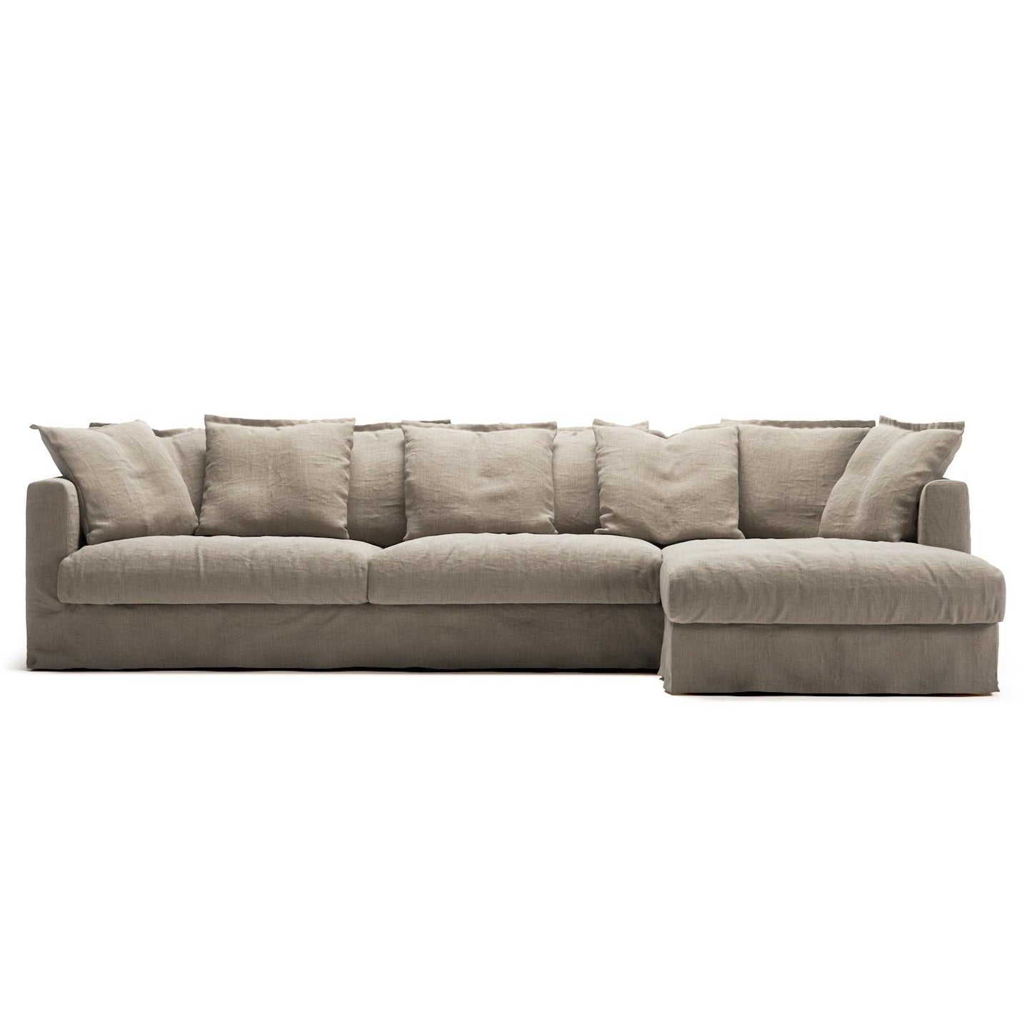 Decotique Le Grand Air 3-Seater Sofa Chaise Right Savage Linen