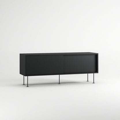 Decotique Vogue TV Bench With Legs 136 Anthracite/ Black