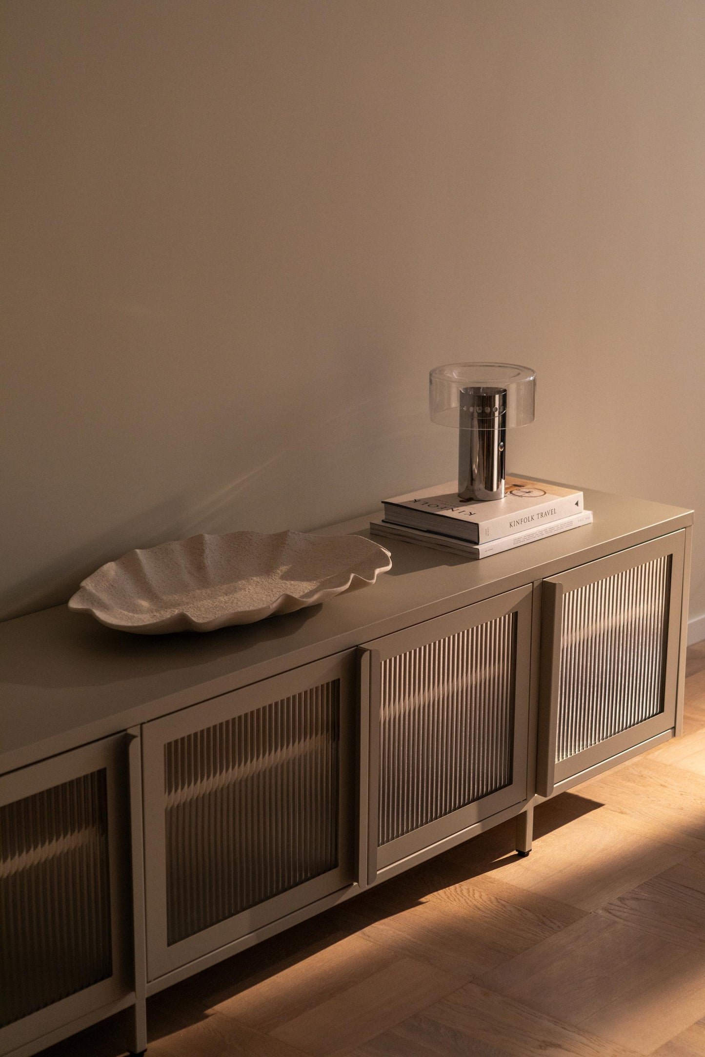 Department Store TV Bench 180 cm Pebble Grey