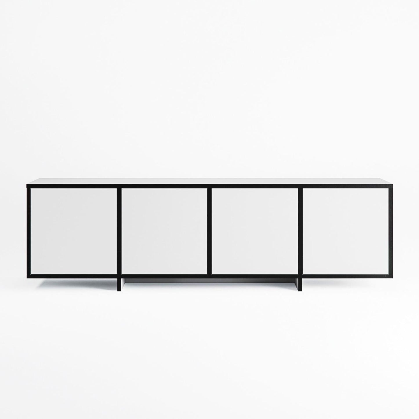 Department Noir TV Bench White/Black