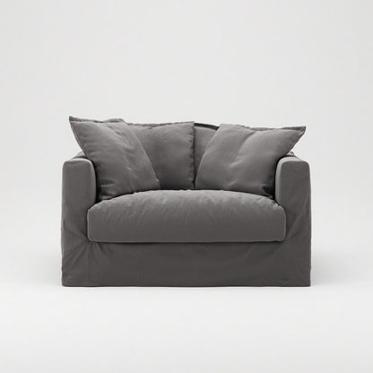 Decotique Le Grand Air Love Seat Armchair Grey