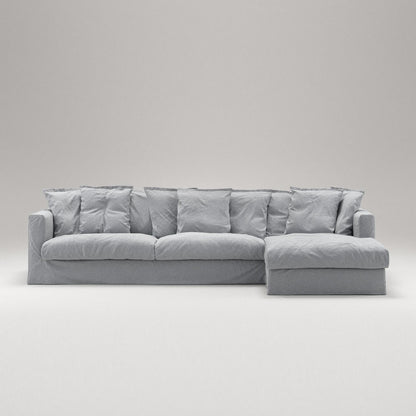 Decotique Le Grand Air 3-Seater Sofa Chaise Right Nordic Sky