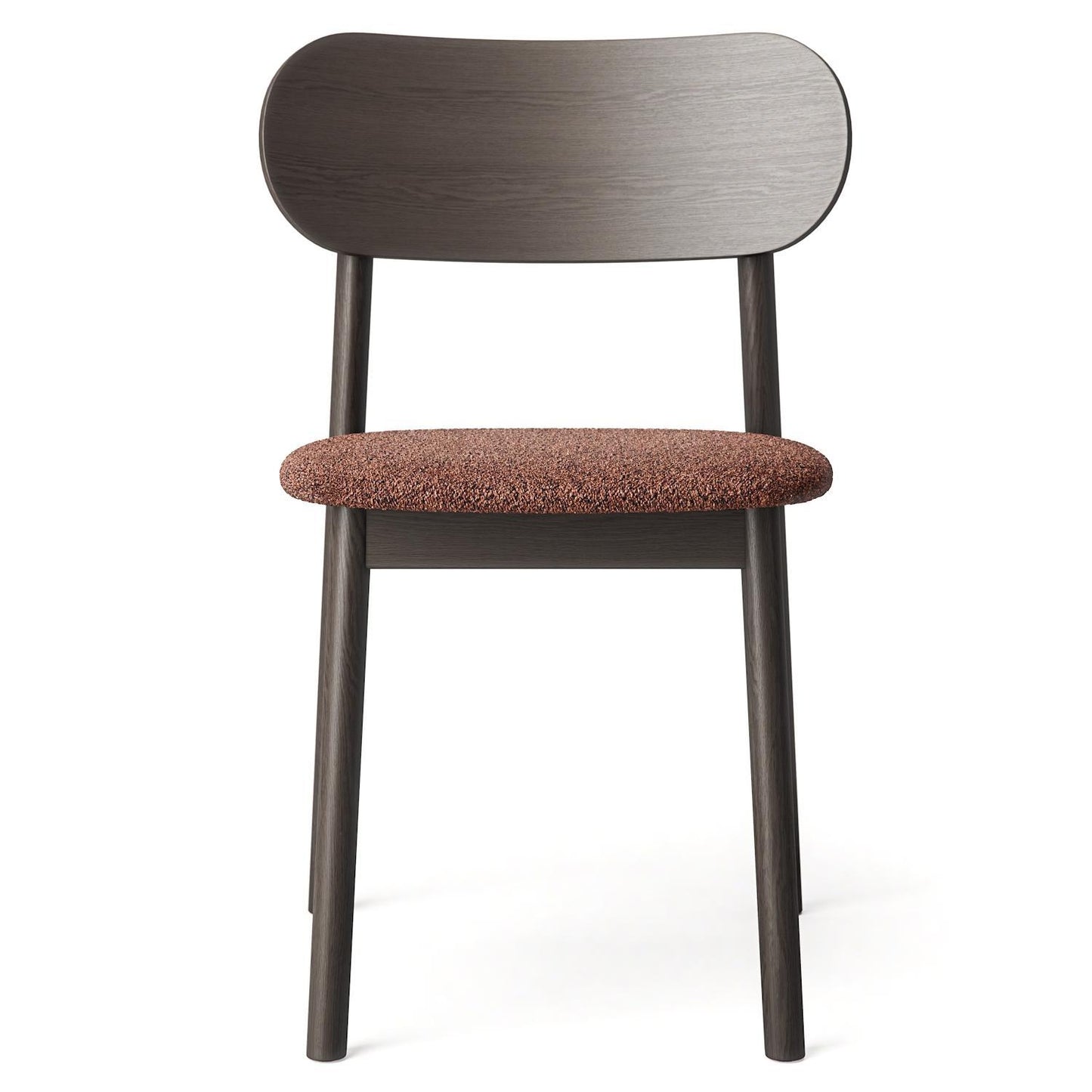 Decotique Elephant Dining Chair Dark Oak/Rust Bouclé
