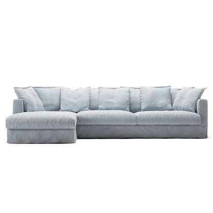 Decotique Le Grand Air 3-Seater Sofa Chaise Left Nordic Sky