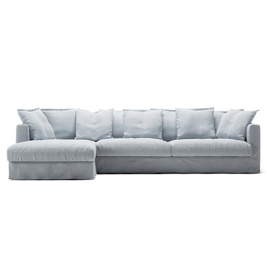 Decotique Le Grand Air 3-Seater Sofa Chaise Left Nordic Sky