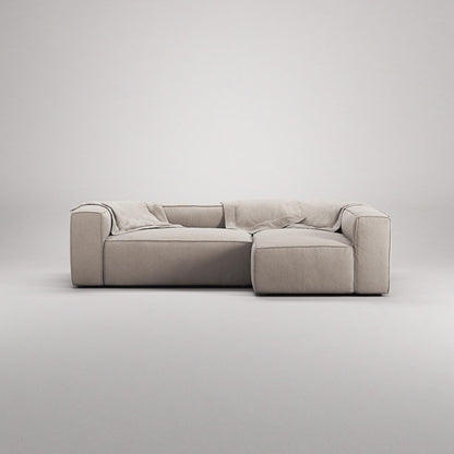 Decotique Grand 3-Seater Sofa Chaise Right Sandshell/Beige