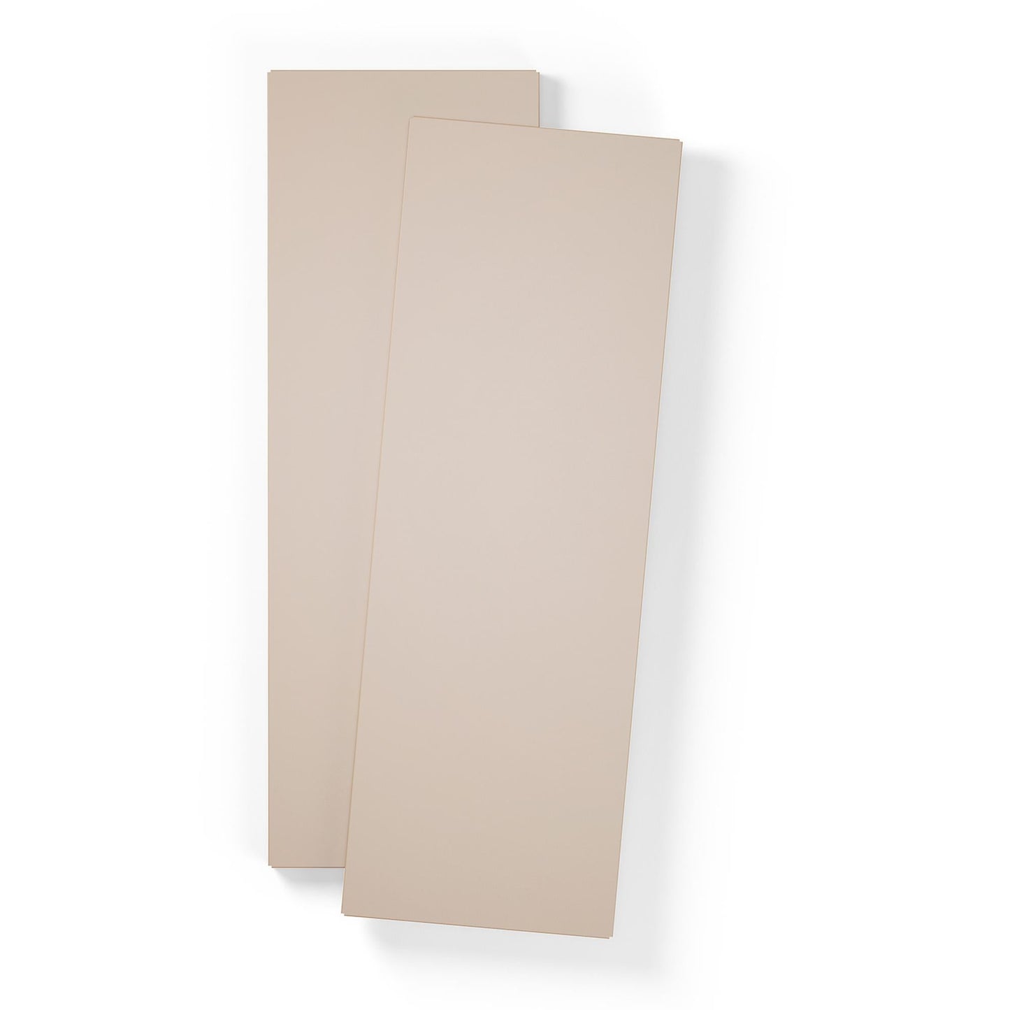 Department Shelf for Store Cabinet with 2 Doors Set of 2 Mushroom