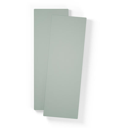 Department Shelf for Store Cabinet with 2 Doors Set of 2 Slate Grey