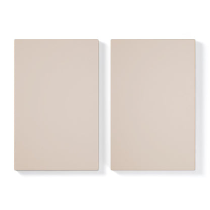 Department Shelf for Store Cabinet with 1 Door Set of 2 Mushroom