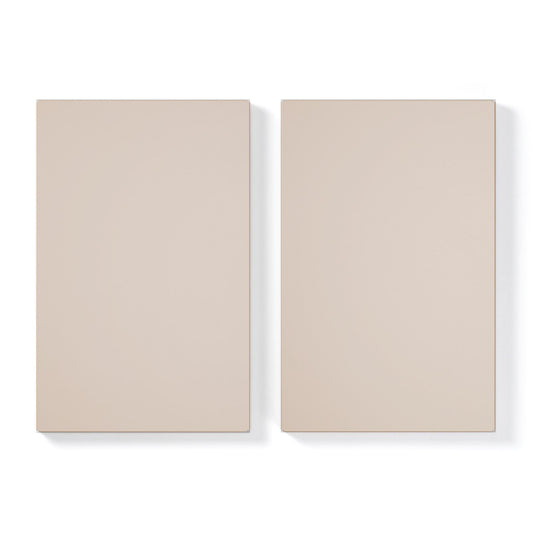 Department Shelf for Store Cabinet with 1 Door Set of 2 Mushroom