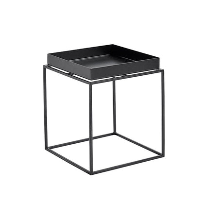Tray table small square, black