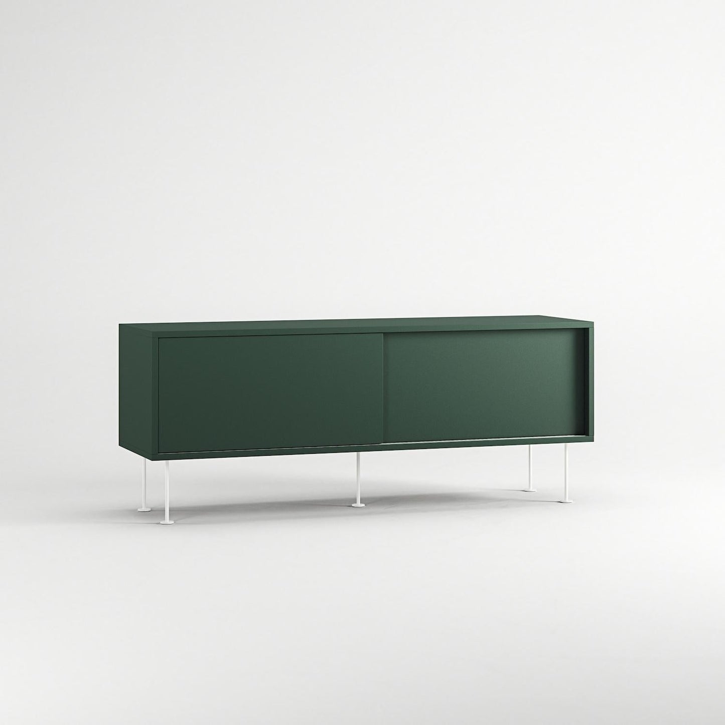 Decotique Vogue TV Bench with Legs 136 Green/White