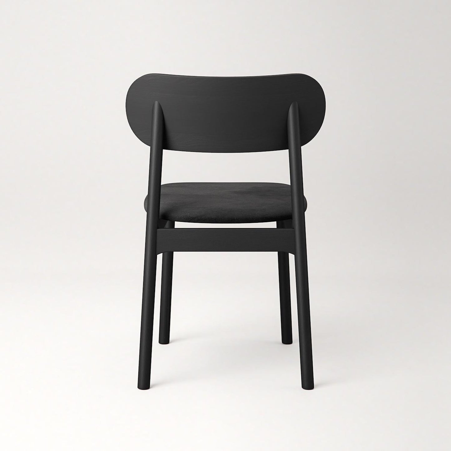 Decotique Elephant Dining Chair Black/Black Velvet