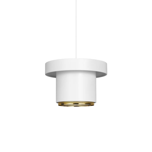 Artek Pendant Light A201 — white/brass