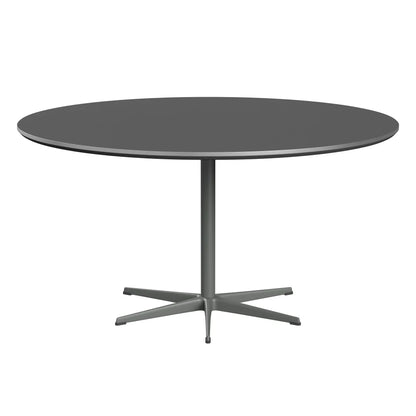 Circular - A826, Dining Table, Ø 145 Cm by Fritz Hansen #Fenix / Grey Bromo (724)/Brushed metal / Aluminium - Matt/Powder Coated Aluminium / Silver Grey