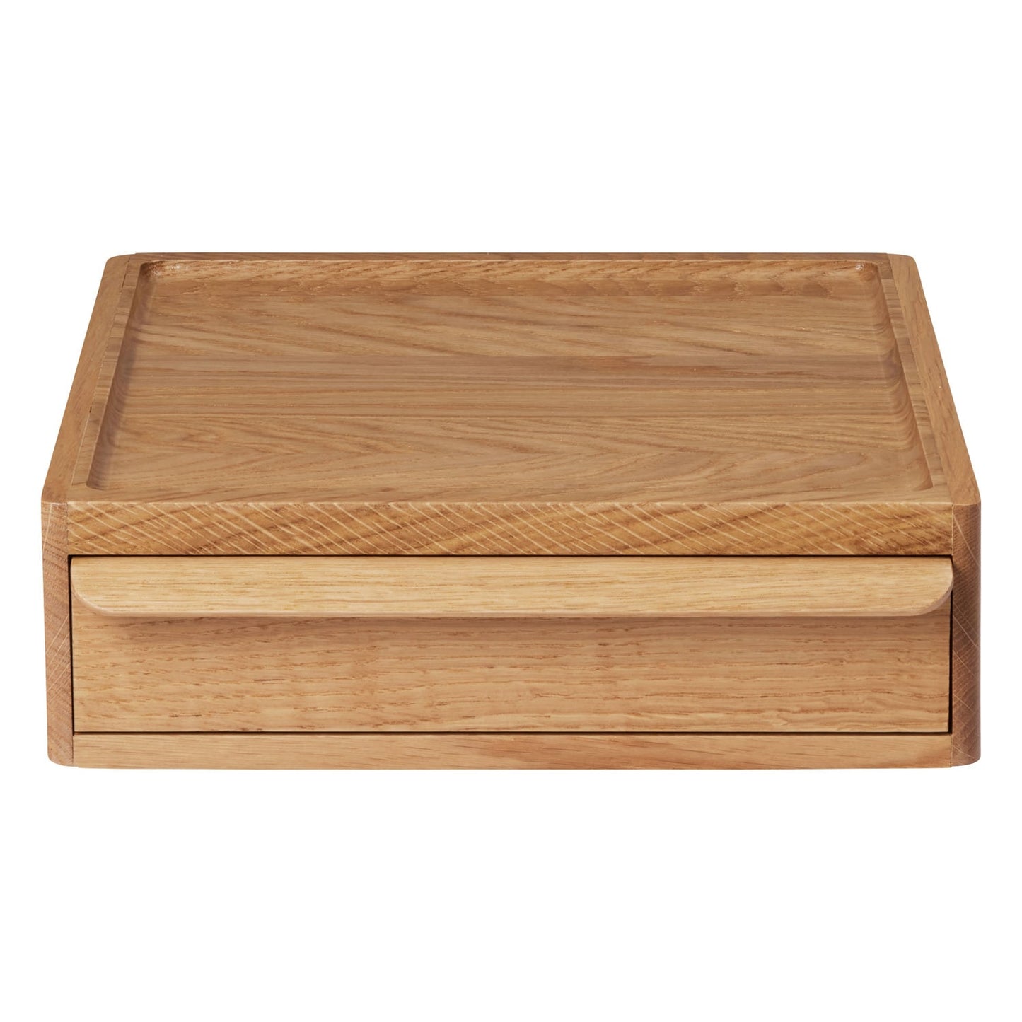 AB020D wall desk drawer, lacquered oak