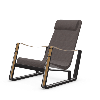 Cite Lounge Chair (deep black powder-coated (smooth)) by Vitra