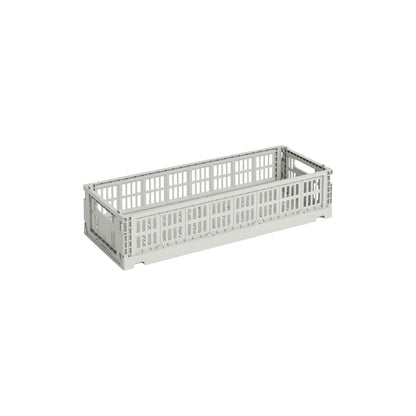 Colour Crate Mini, Oblong, recycled plastic, grey