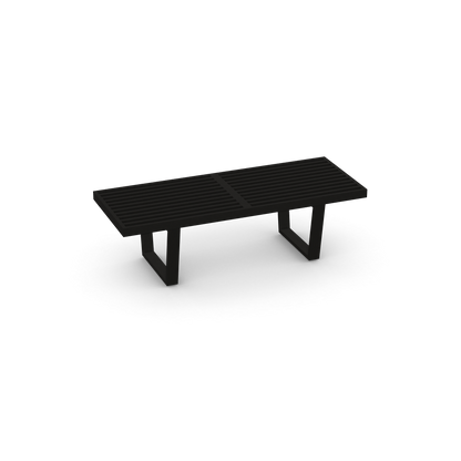 Nelson Bench by Vitra #355 x 1220 x 470 mm / Black ash
