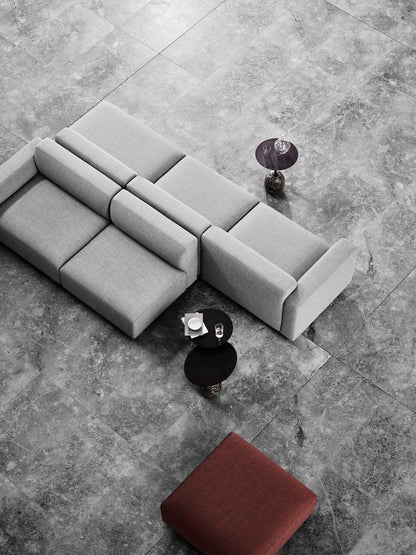 Lato LN8 coffee table, black - Emperador marble