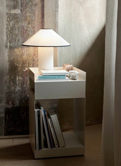 Rotate SC73 side table, ivory