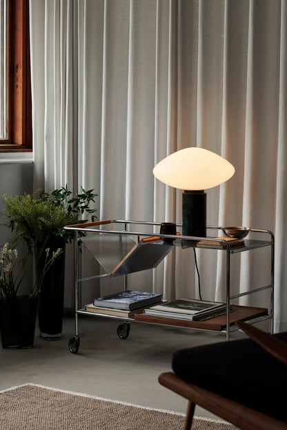 Alima NDS1 trolley, chrome - lacquered walnut