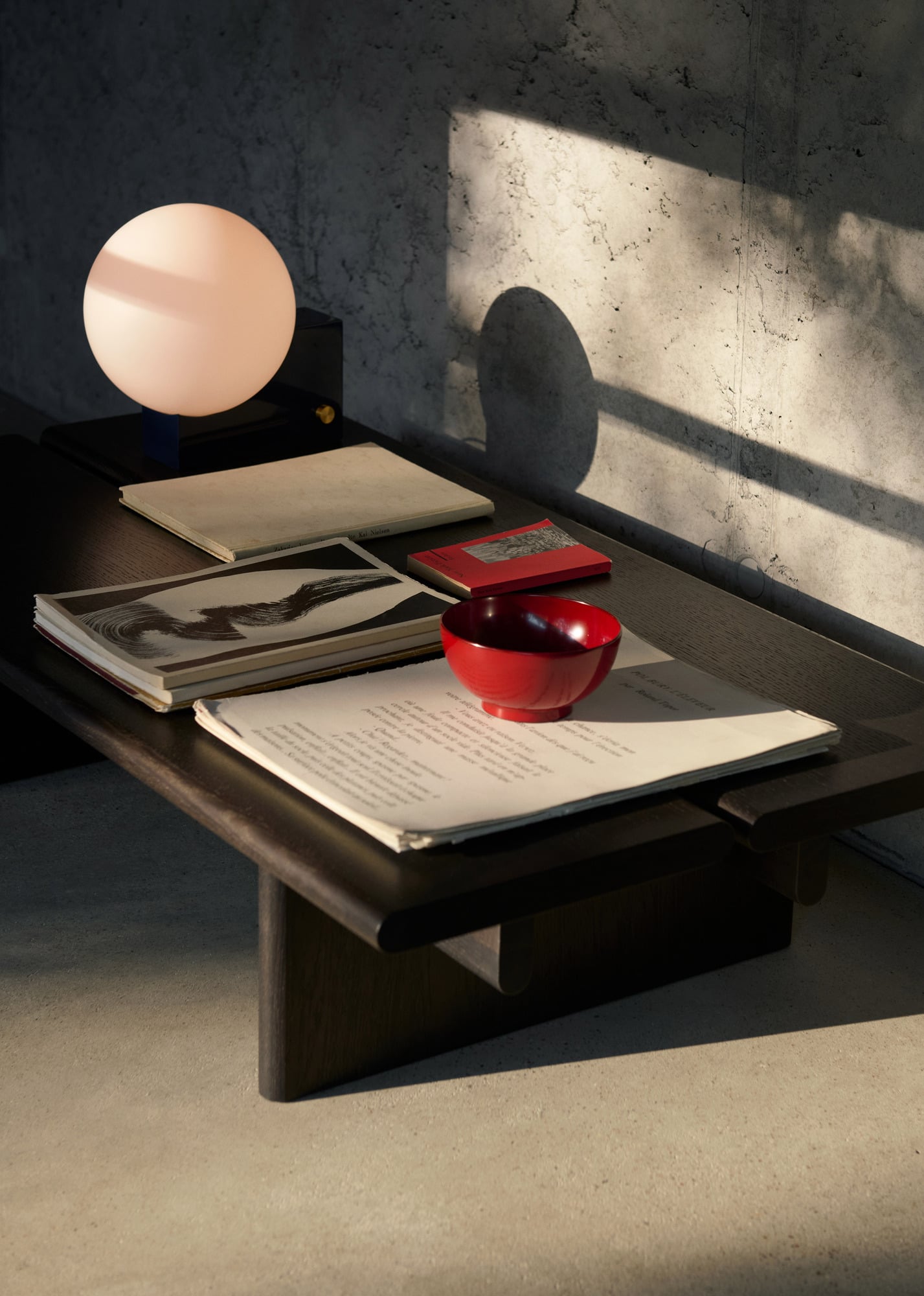 Ita OS3 coffee table, 110 x 60 cm, dark stained oak