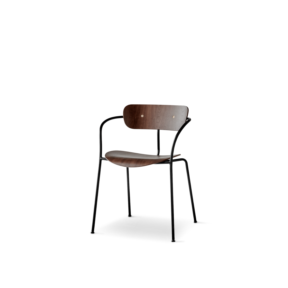 Pavilion Stackable chair with armrest AV2