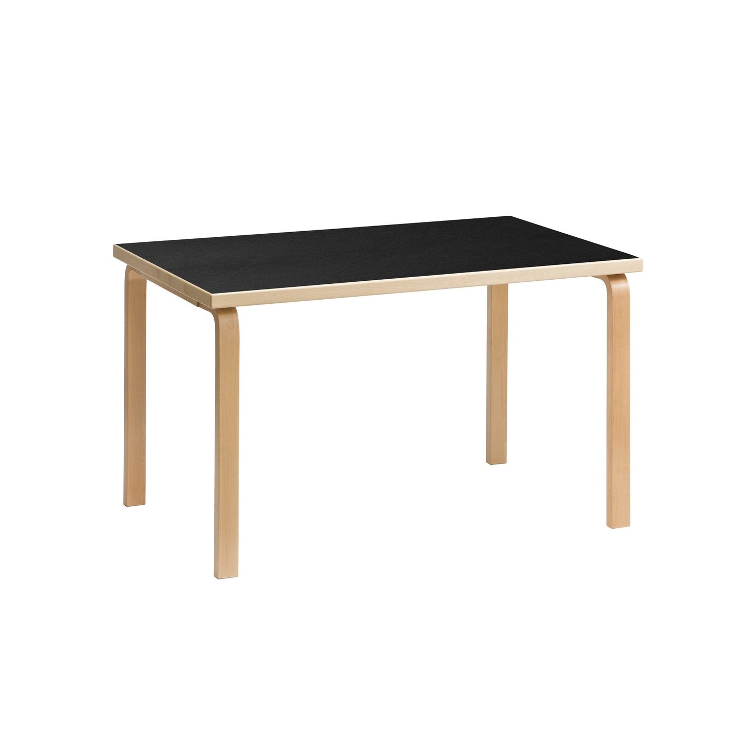 Artek Aalto Table 81B — birch/black linoleum