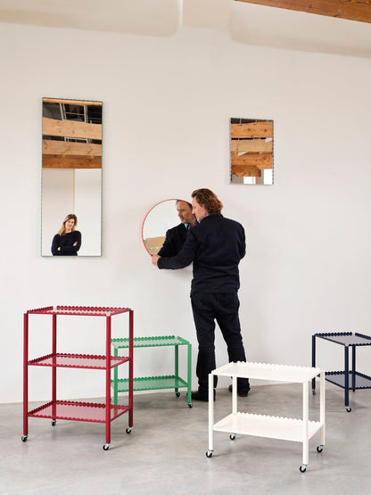 Arcs trolley, high, auburn red
