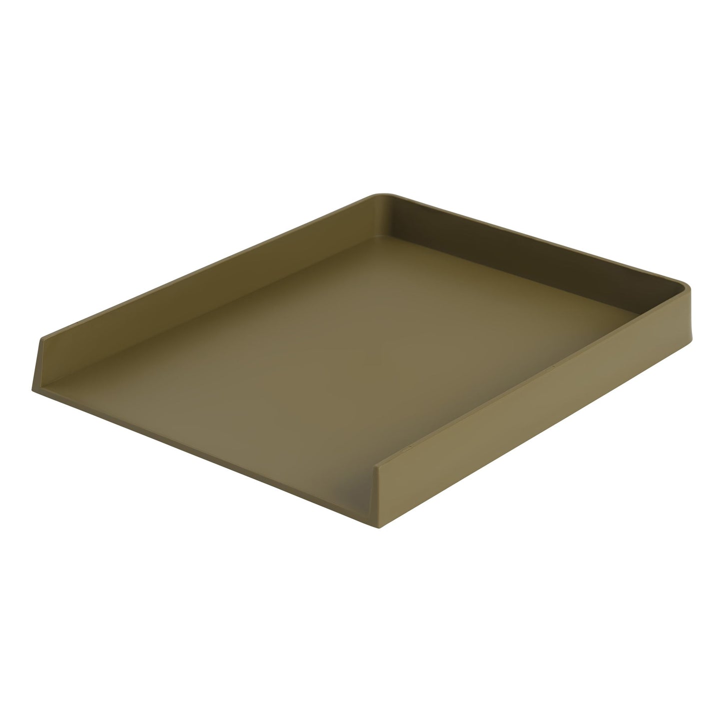 Arrange Desk Tray, 32 x 25 cm, brown green