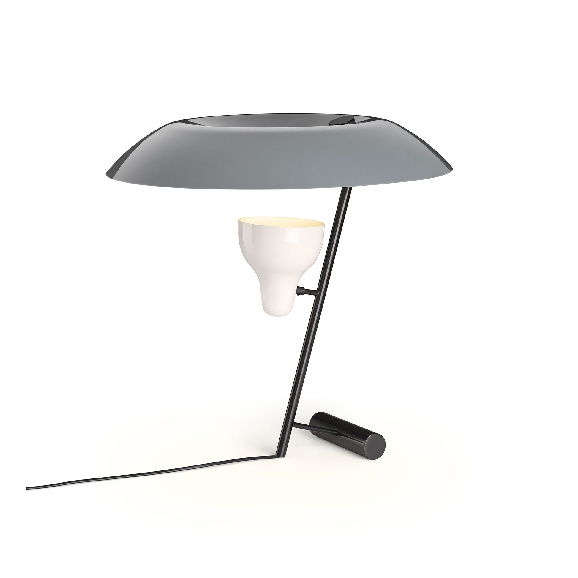 Table Lamp Model 548 by Astep #Dark Burnished Brass / Grey