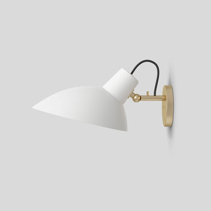 Wall Lamp VV Cinquanta by Astep #Brass Mount / White Reflector