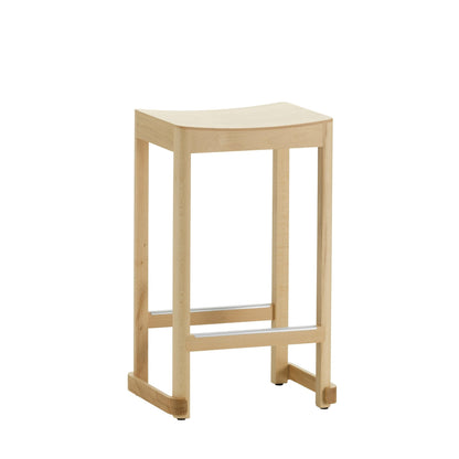 Artek Atelier Bar Stool, low — beech
